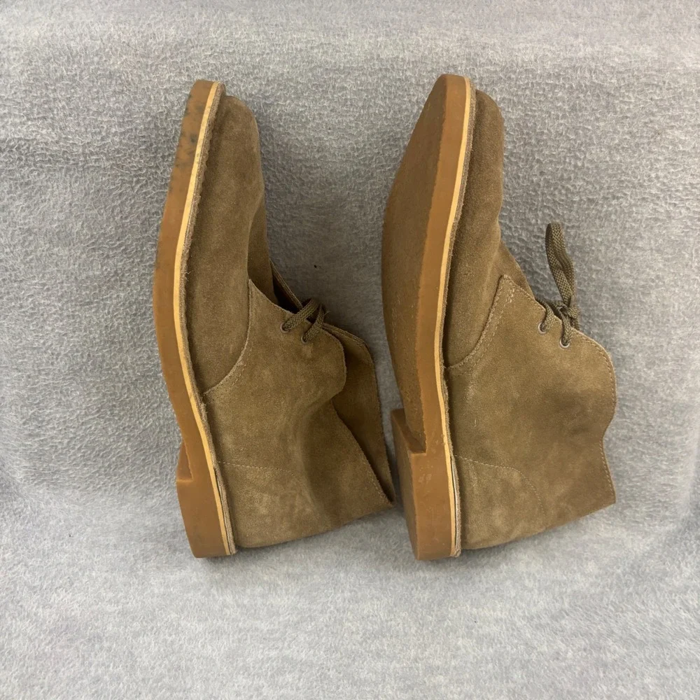 Clarks Desert Boots Mens 10 Tan Suede Chukka Collection Ortholite Comfort